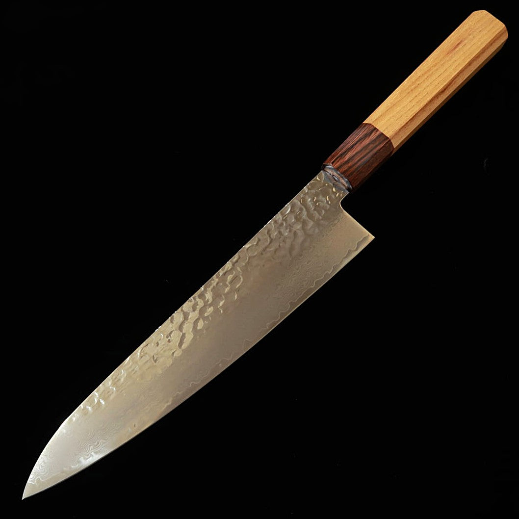 Sakai Takayuki gyuto VG10 damasco 33 camadas cabo octogonal de olmo-japonês (240 mm, 210 mm)