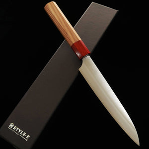 STYLE-K Kurosaki Shin - Ryūsei - Faca Petty VG7 cabo de cerejeira americana (150mm)