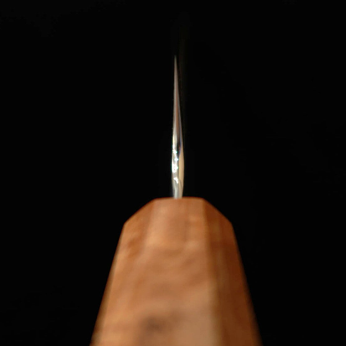 ENKYU Saruku Sujihiki Série Hon-un (chama e nuvem) SG2 Damasco cabo octogonal de raiz de marfim-vermelho (270 mm)