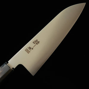 Suisin SUISIN Santoku INOX Honyaki, cabo semirredondo hexagonal em madeira Ichii (180 mm)