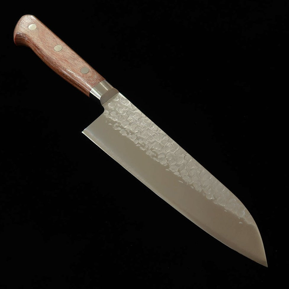 TAKAMURA HAMONO Santoku Chromax, mango marrón (170 mm)