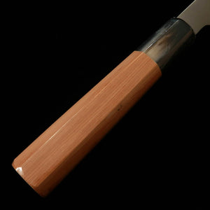 Suisin SUISIN Santoku INOX Honyaki, cabo semirredondo hexagonal em madeira Ichii (180 mm)