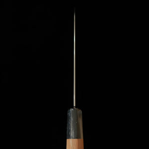 Suisin SUISIN Santoku INOX Honyaki, cabo semirredondo hexagonal em madeira Ichii (180 mm)