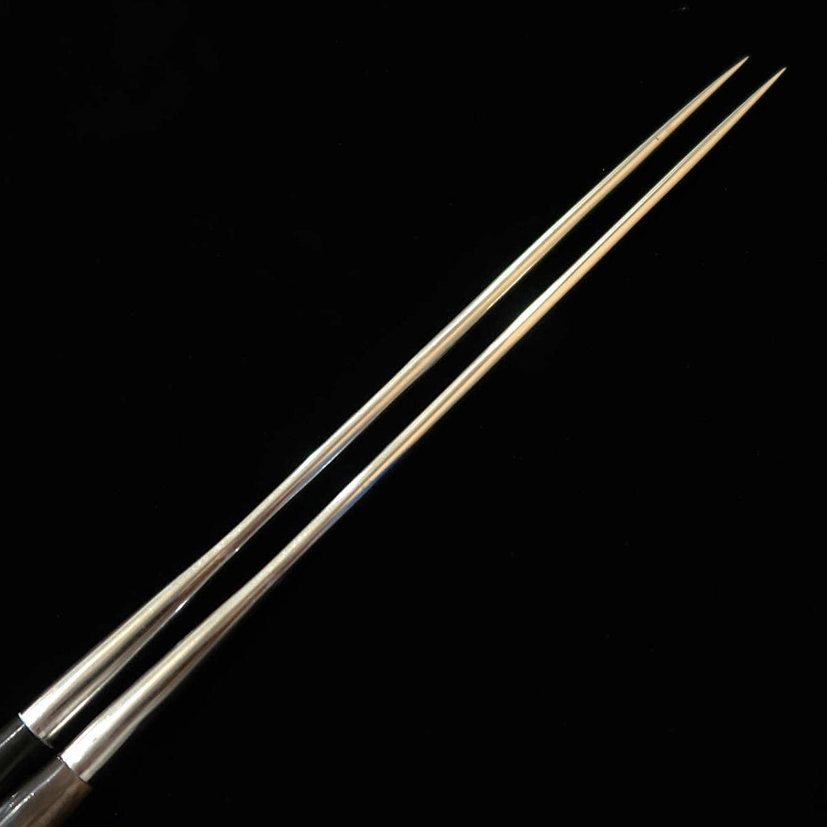 MORIBASHI Stainless Steel with White Wood Handle and Water Buffalo Horn Ferrule (290/320mm)