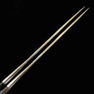 MORIBASHI Stainless Steel with White Wood Handle and Water Buffalo Horn Ferrule (290/320mm)