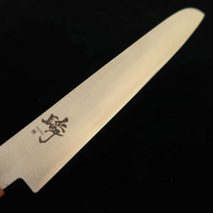 TANAKA Shigeki Majiro Forged Bread Knife, Ginsan (Silver #3), Maple/Cherry Blossom Walnut Handle (240mm)