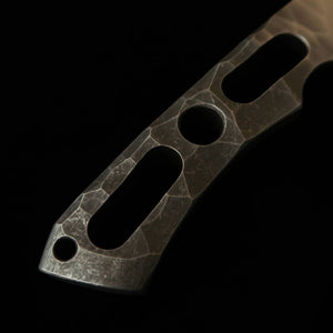 Asurah Knives x MiuraKnives Collaboration Knife DC53 with Kydex Sheath (120mm)