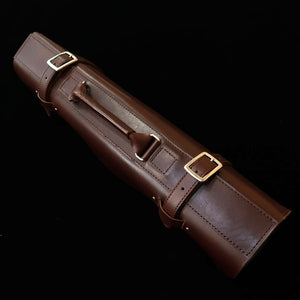 YOKU leatherworks Leather Knife Roll, Brown