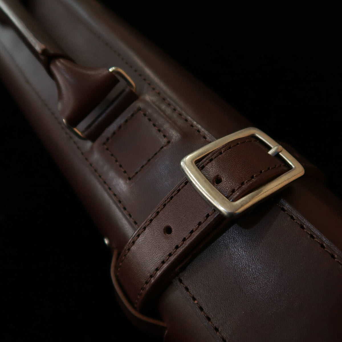YOKU leatherworks Leather Knife Roll, Brown