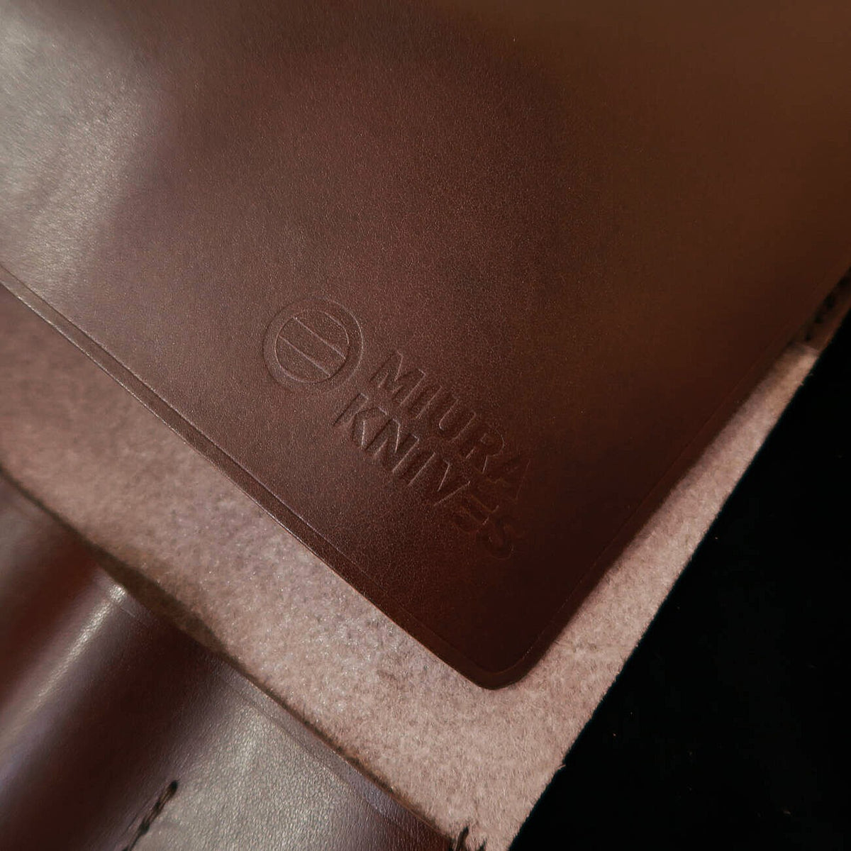 YOKU leatherworks Leather Knife Roll, Brown