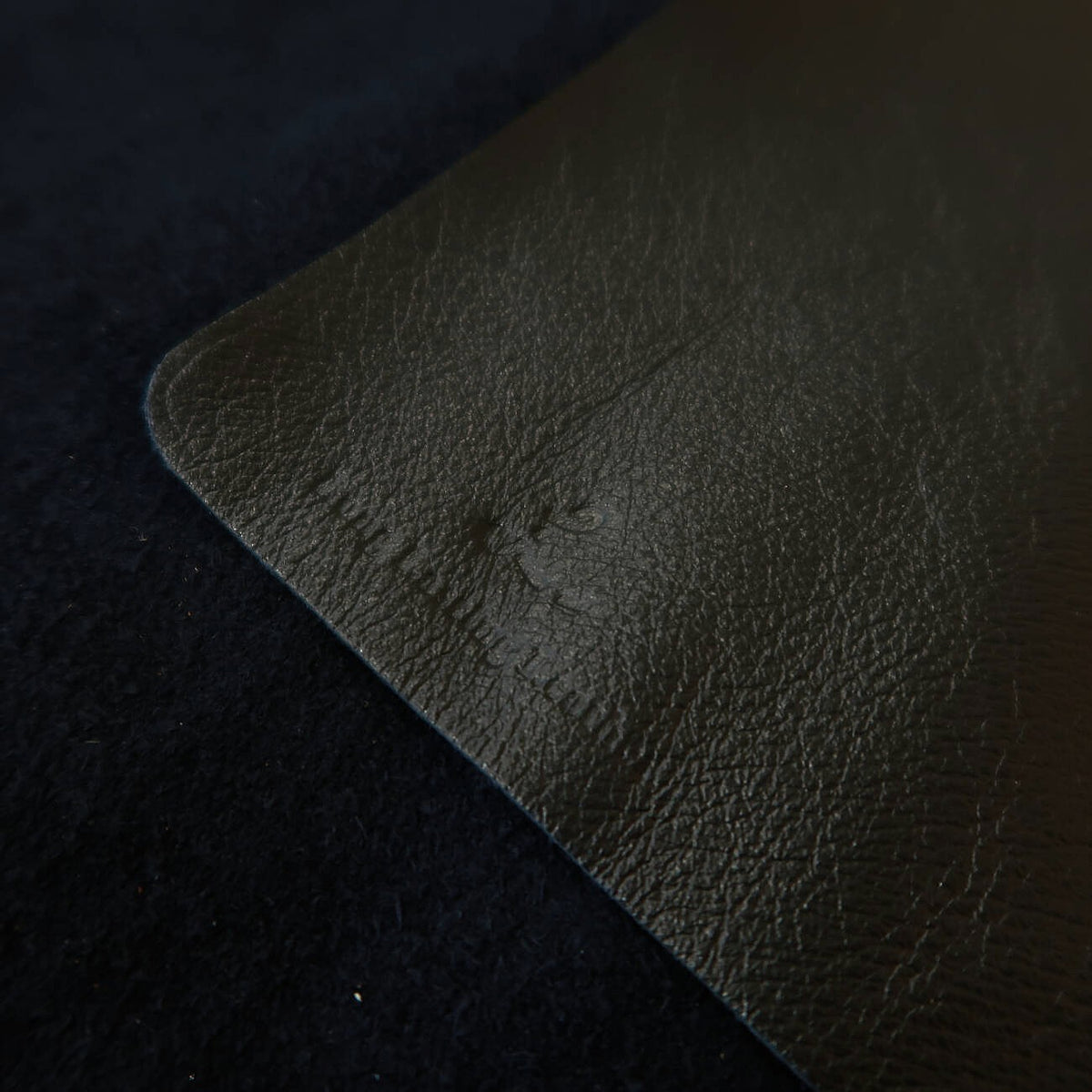 YOKU leatherworks Rouleau à couteaux en cuir lavable, noir