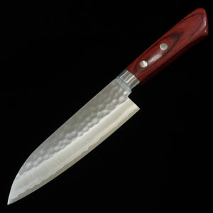 MIURA Small Santoku, VG-1, Hammered (140mm)