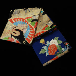 Fujishika Estojo Enrolável para Facas Estampa de Quimono Hyakka Ryouran (97,5×27 cm)