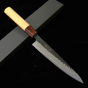Miura Petty, aço Aogami Super, acabamento negro martelado, cabo octogonal em zelkova (150 mm)