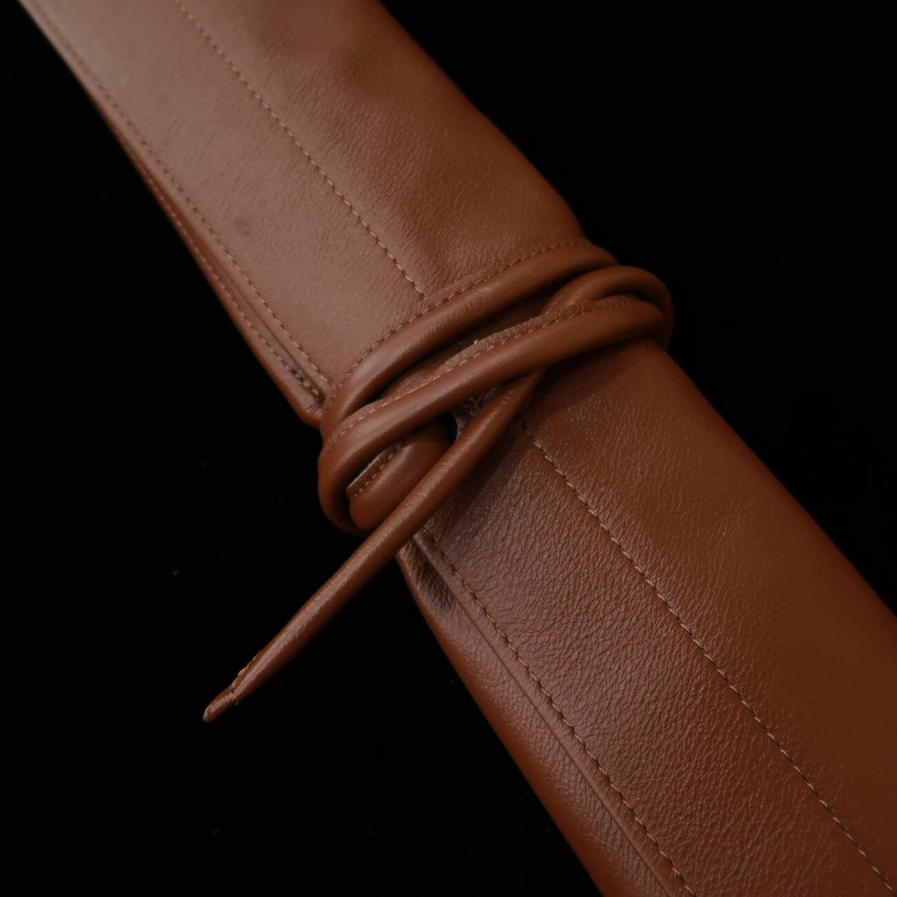 YOKU leatherworks　ウォッシャブルレザーナイフロール ブラウン
