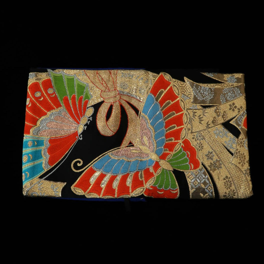 Fujishika Estojo Enrolável para Facas Estampa de Quimono Hyakka Ryouran (97,5×27 cm)