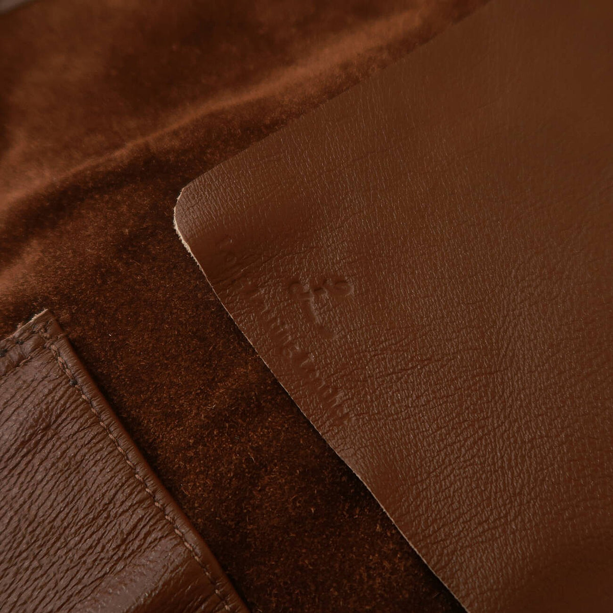 YOKU leatherworks rouleau à couteaux en cuir lavable, brun