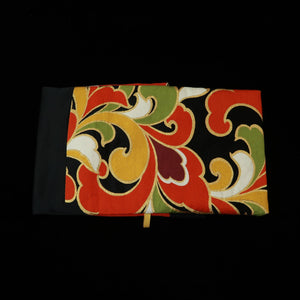 FUJISHIKA Porta-facas tipo rolo estampa de quimono “Dragões voando e fênix dançando” (91,5×29,5cm)