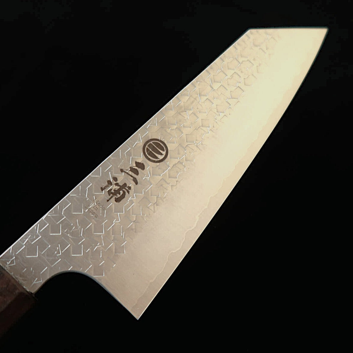 Miura MIURA bunka SG2 martelado, cabo octogonal em ébano com turquesa (165 mm)