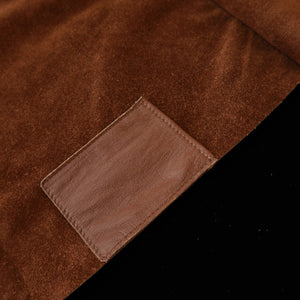 YOKU leatherworks rouleau à couteaux en cuir lavable, brun