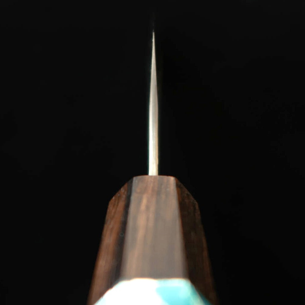 三浦MIURA 文化 SG2 鎚目 黒檀ターコイズ八角柄（165mm）