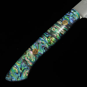 Nigara Cutelaria Faca para Bife SG2 Cabo de Madrepérola (130mm)