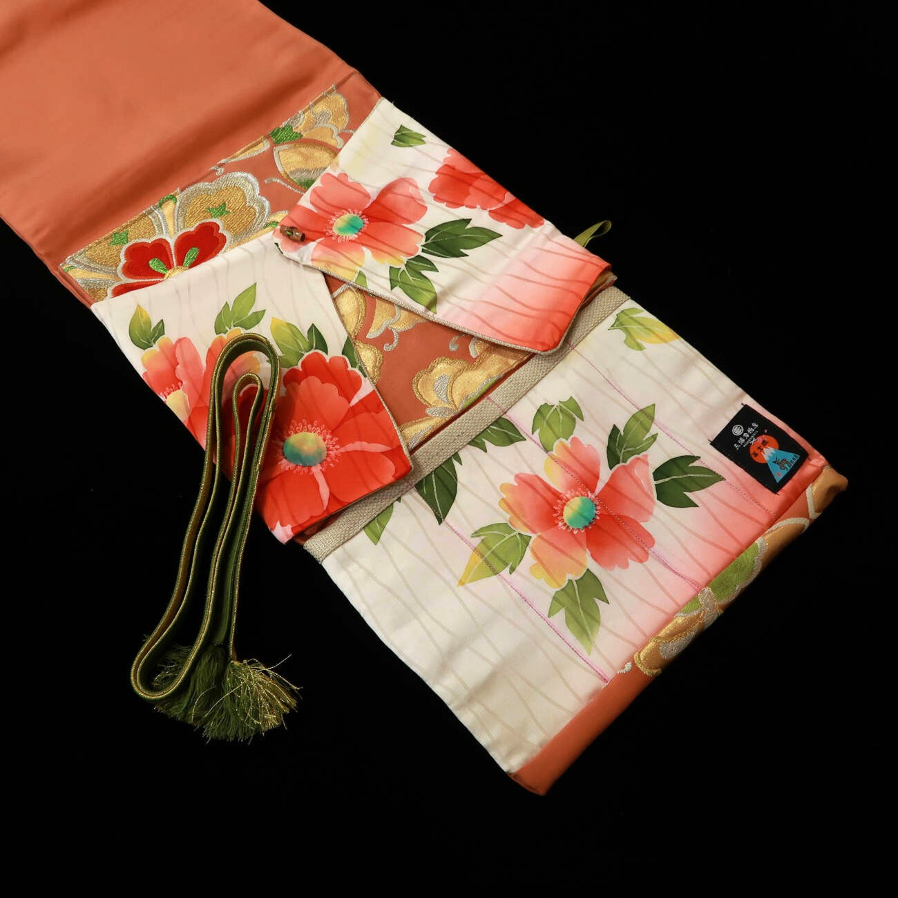 Estuche para cuchillos FUJISHIKA diseño de kimono, majestuoso y magnífico (94×30.5cm)