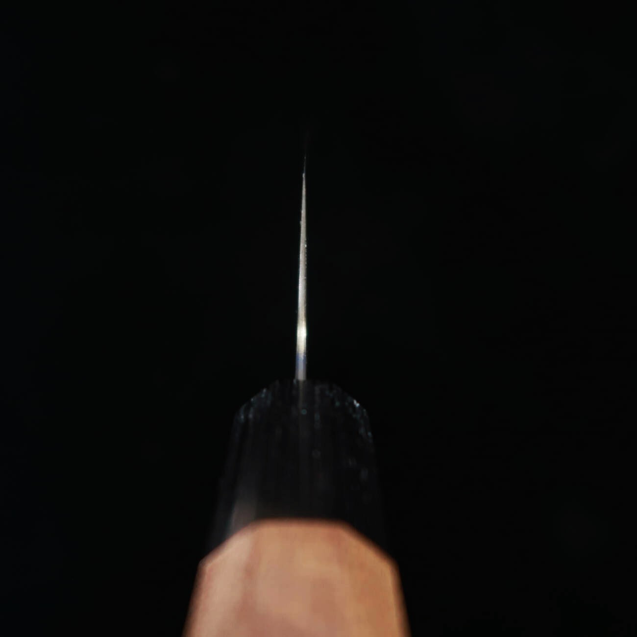 KAGEKIYO ZA-18 Damascus noir Gyuto Manche octogonal en noyer (210 mm / 240 mm)