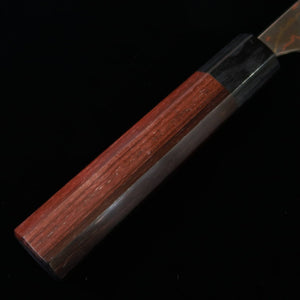 Takeshi Saji Aogami No. 2 Colored Damascus Santoku Rosewood Handle (180mm)
