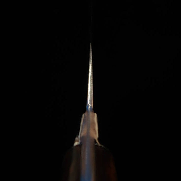 Takeshi Saji Aogami No. 2 Rainbow Damascus Petty Ironwood Handle (135/150mm) 
