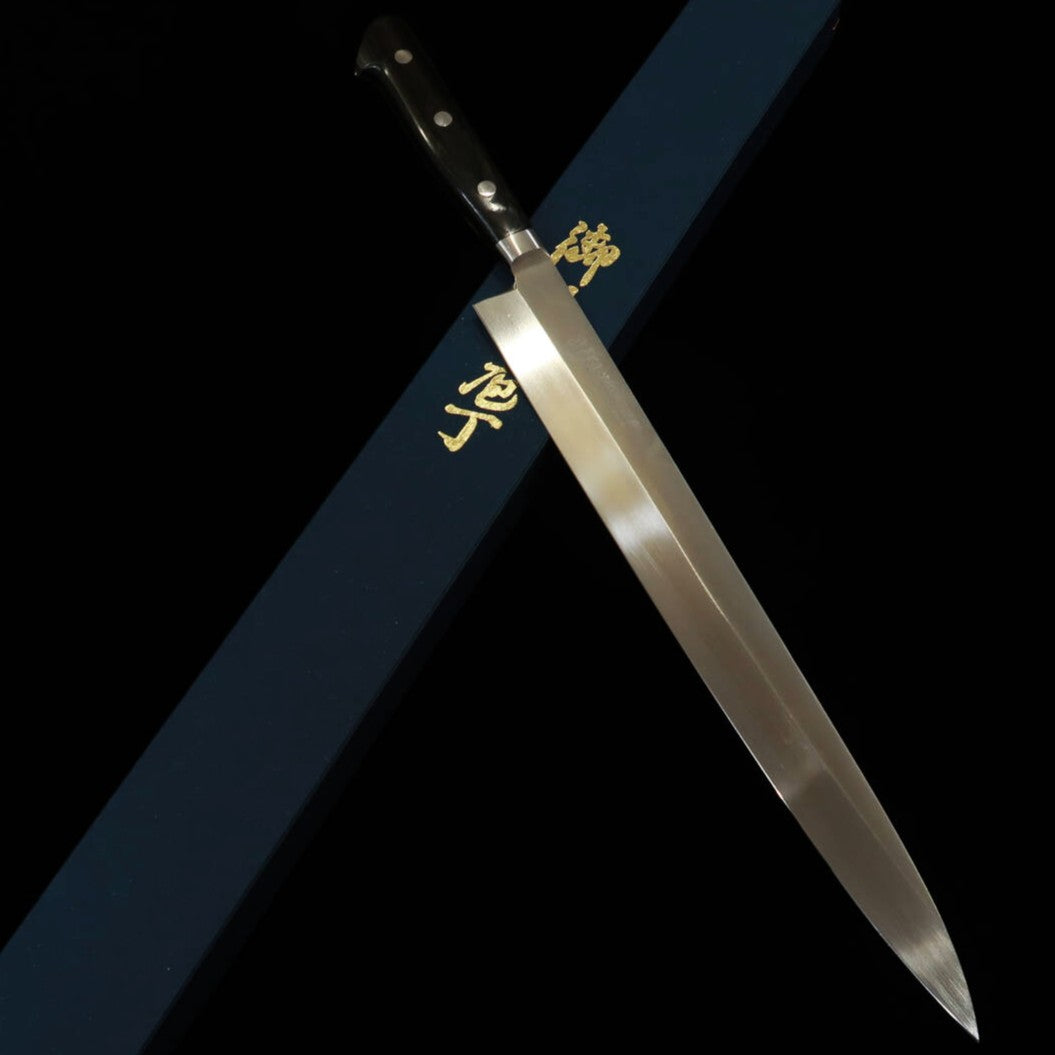 MIURA Yasunori – Yanagiba VG10, manche en composite noir (270/300mm)