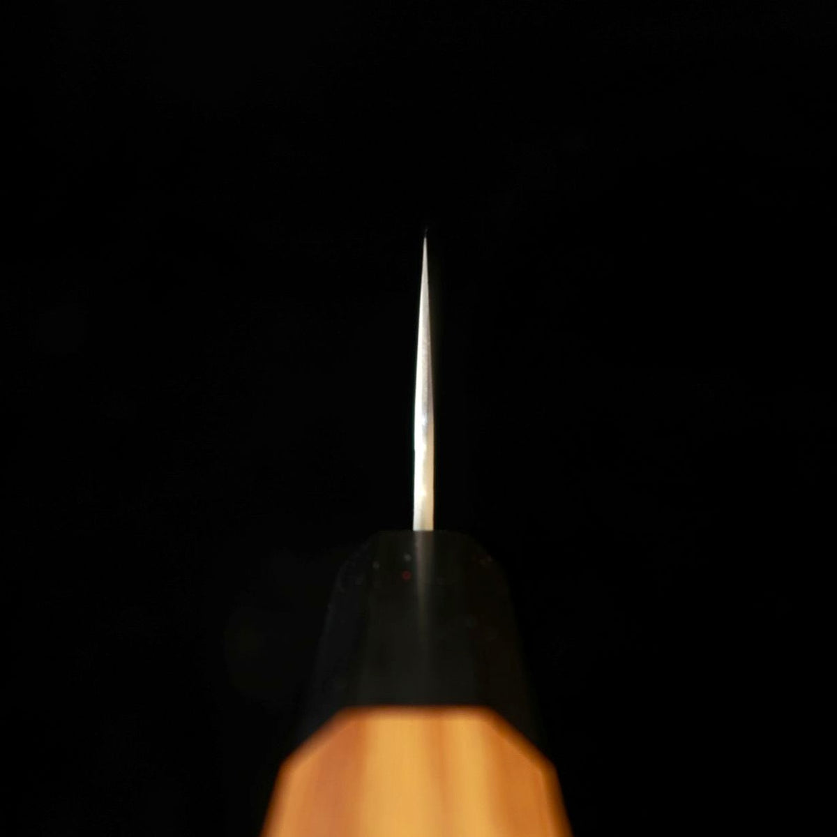二唐刃物鍛造所 NIGARA SG2 磨き槌目 三徳 チーク八角柄 (180mm)