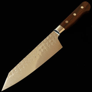 SAKAI TAKAYUKI Sakai Takayuki Santoku tipo espada SG2 Martillado Damasco Mango de palisandro (160 mm)