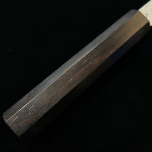 NIGARA NITOU Hamono – Gyuto Anmon SG2, cabo octogonal integral em ébano (210/240 mm)