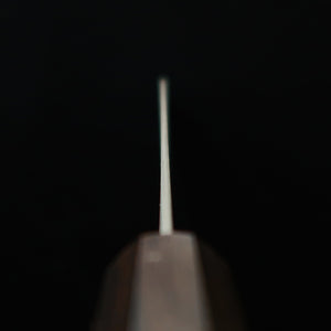 NIGARA NITOU Hamono – Gyuto Anmon SG2, cabo octogonal integral em ébano (210/240 mm)