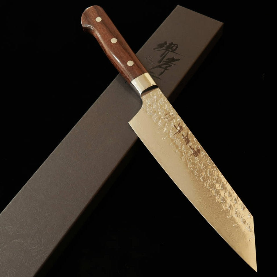 SAKAI TAKAYUKI gyuto tipo ken SG2 damasco martillado, mango de palisandro (190 mm)