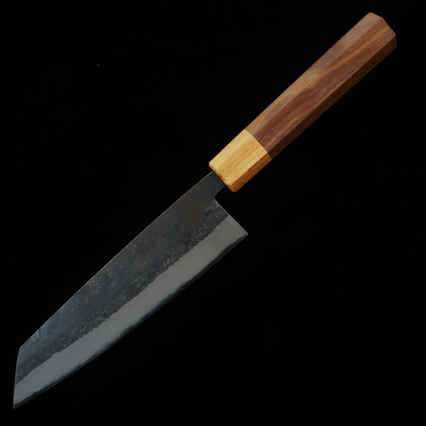 Miura Blue Steel No. 2 Bunka with Forged finish and Walnut Handle (165/175mm)