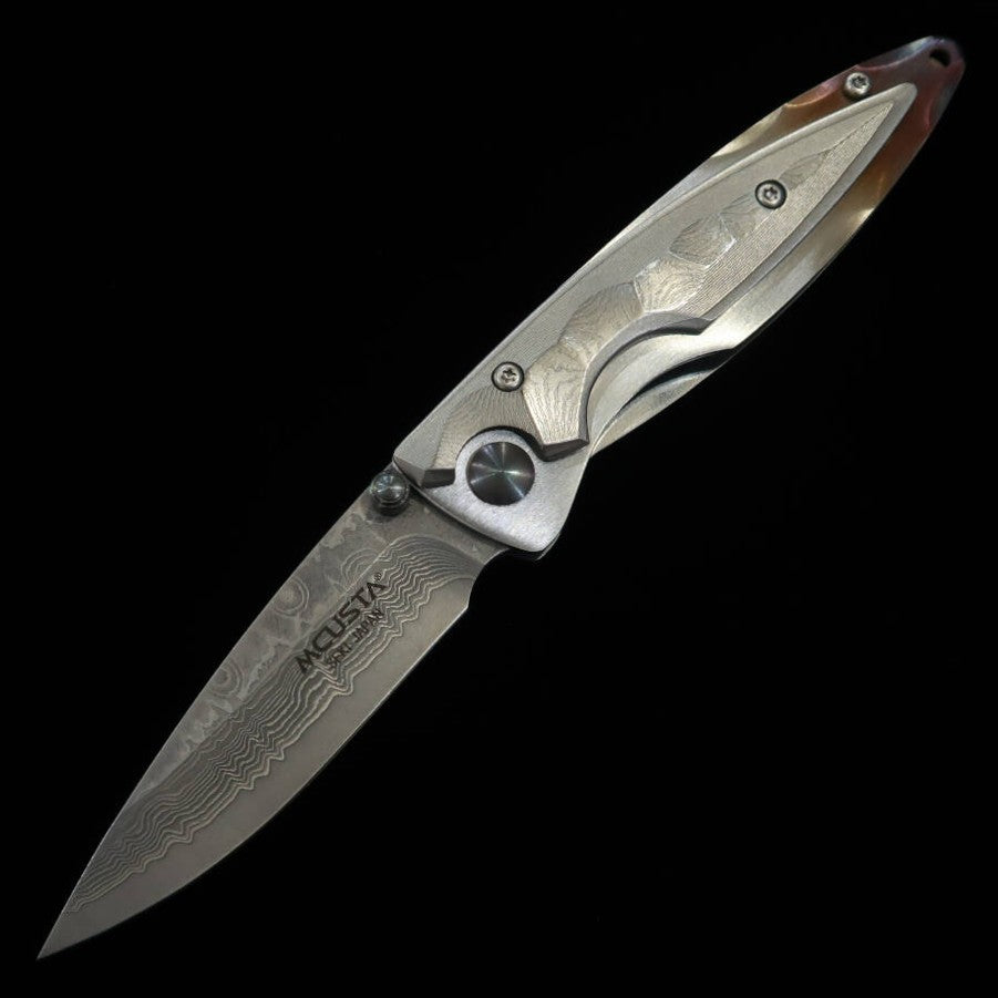 MCUSTA Shinra Série Kasumi VG-10 Damasco MC-0031D (71mm)
