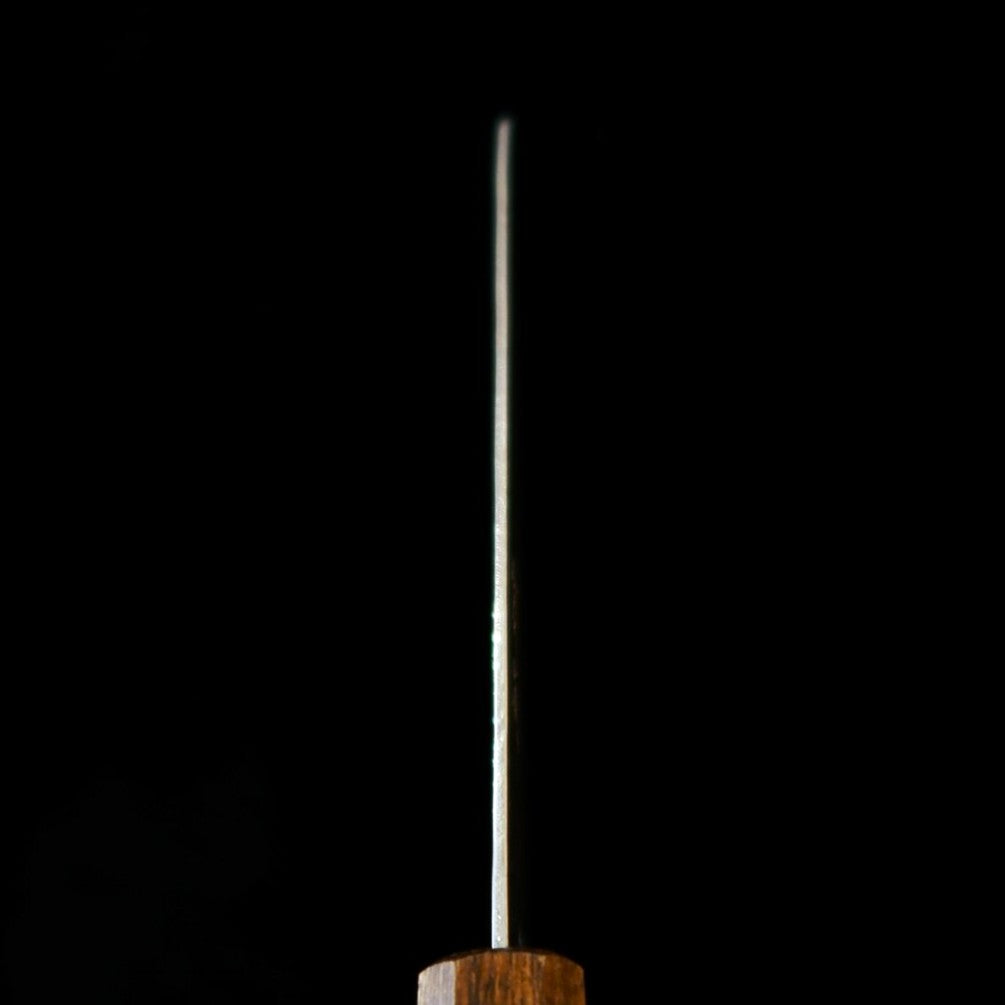 HADO HADO Okina-ryu Gin-3 padrão de corda Damasco, cabo em carvalho negro, santoku (165 mm)