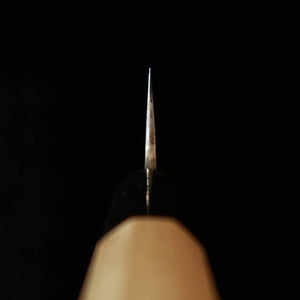堺菊守 SAKAI KIKUMORI 菊月 渦 三徳 青紙一号 ダマスカス 朴八角柄 (180mm)