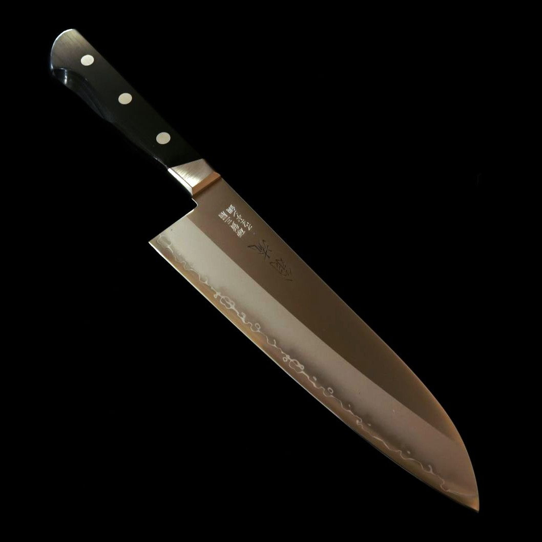 HADO 刃道　潮騒　sg2 文化　180mm 漆柄 刃道 潮騒シリーズ 文化 180mm スタビライズウッド柄 HADO Shiosai Bunka