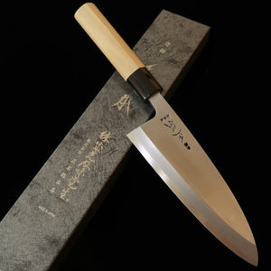 Deba Masamoto Sohonten Shirogami nº 2 cabo em madeira de magnólia (150-210mm)