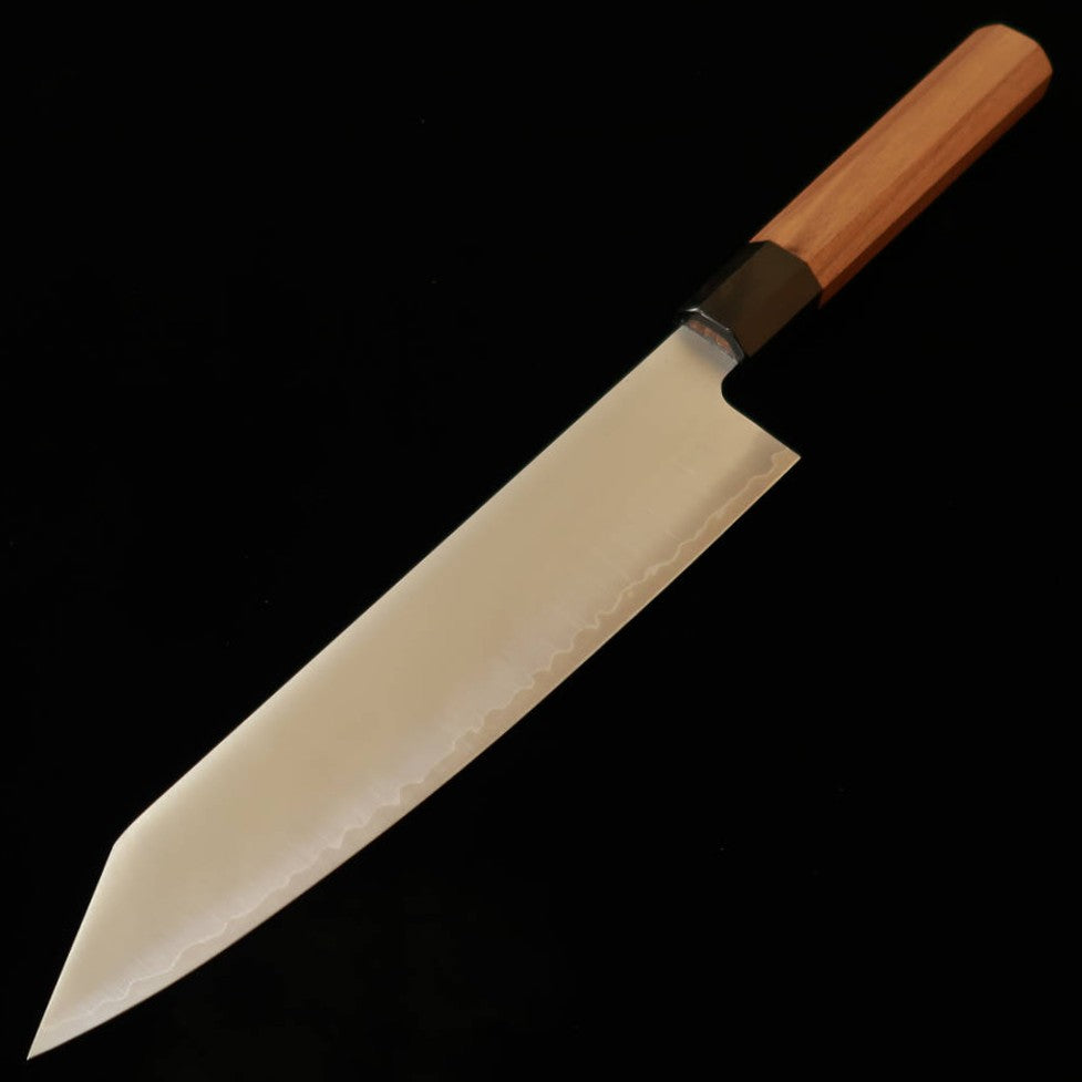MIURA Miura, gyuto kiritsuke, acero en polvo de alta velocidad, mango de nogal octogonal (210 mm)