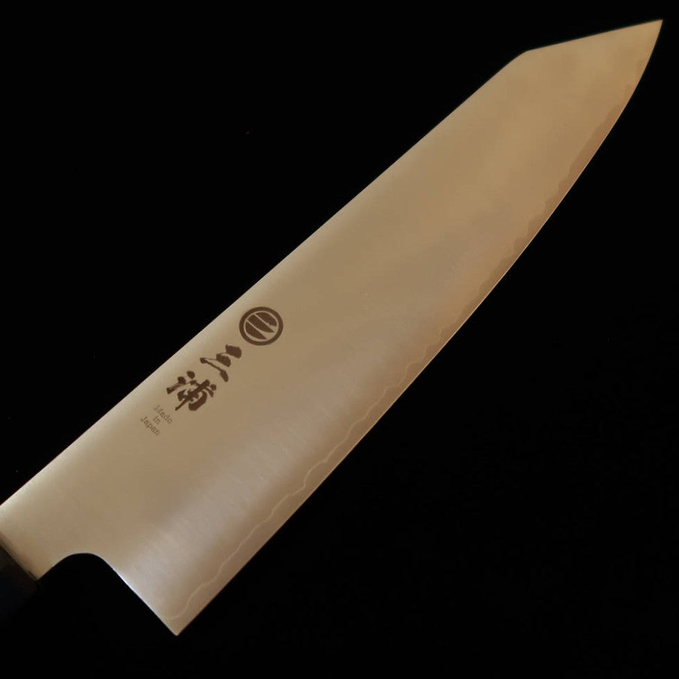 MIURA Miura, gyuto kiritsuke, acero en polvo de alta velocidad, mango de nogal octogonal (210 mm)