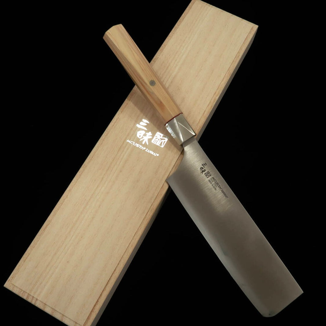 [Nouvelle référence] ZANMAI MCUSTA Beyond 3 Aogami Super Nakiri (165 mm)