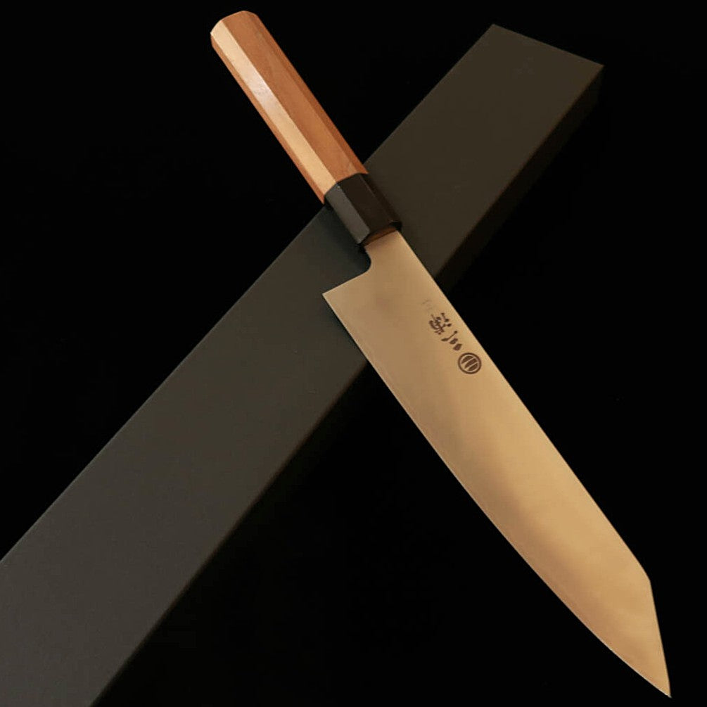 MIURA Miura, gyuto kiritsuke, acero en polvo de alta velocidad, mango de nogal octogonal (210 mm)