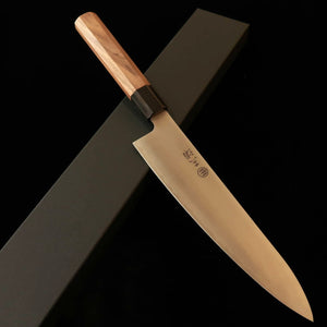 MIURA Miura polvo de acero de alta velocidad Gyuto mango octogonal de nogal (210 mm)