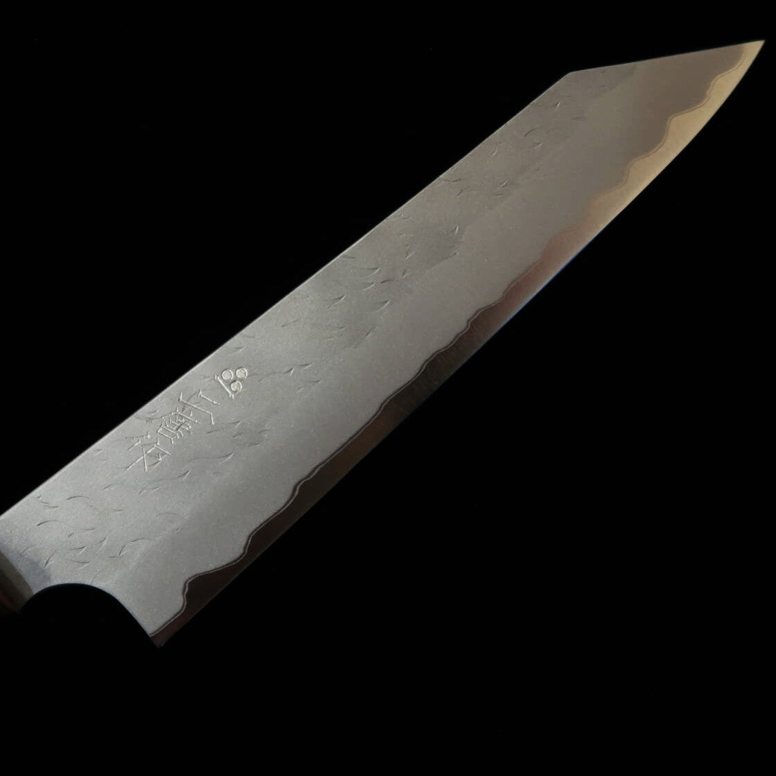 Nigara Cutelaria NIGARA Aogami Super Polido Martelado Kirituke Petty Cabo de Teca (95/150mm)