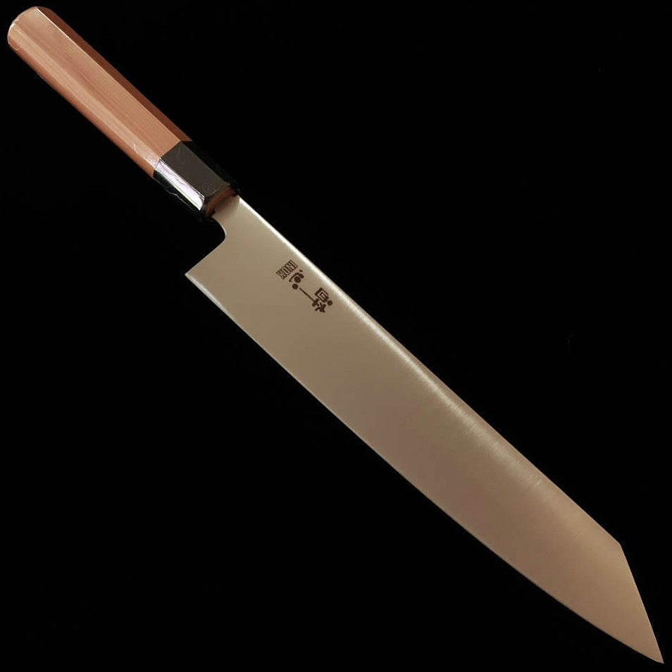 SUISIN 酔心 Kiritsuke INOX, hoja monobloque, mango de ichii hexagonal semi-redondo (270 mm)