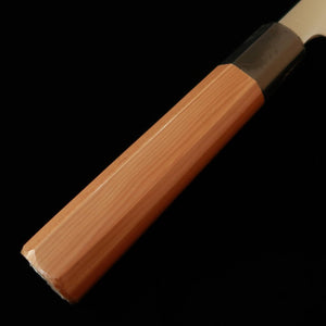 SUISIN 酔心 Kiritsuke INOX, hoja monobloque, mango de ichii hexagonal semi-redondo (270 mm)
